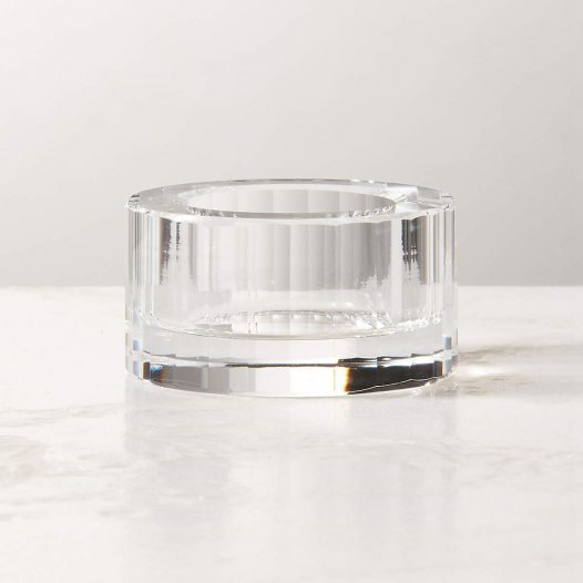 Crystal Toealight Candle Holder lille