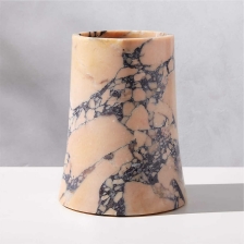 PURPLE BRECCIA MARBLE VASE