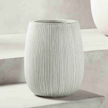 Grijs cement binnen/outdoor planter medium