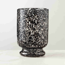 Üveg hurrikán gyertyatartó kicsi