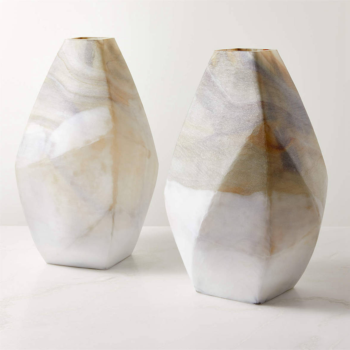 Grande vaso di vetro