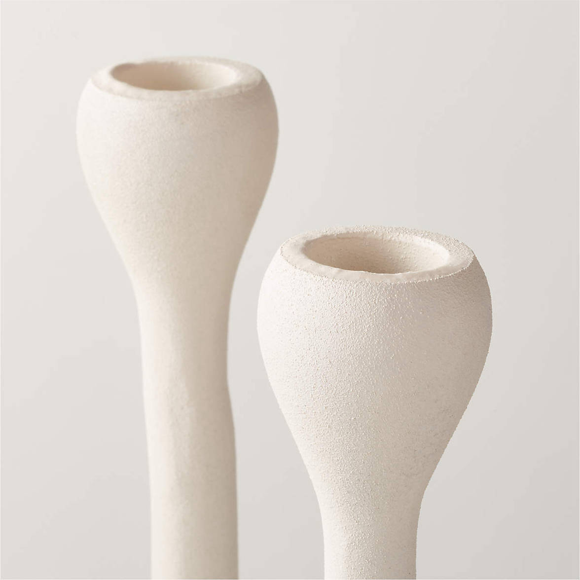 Supporto per candele multi -conico bianco grande