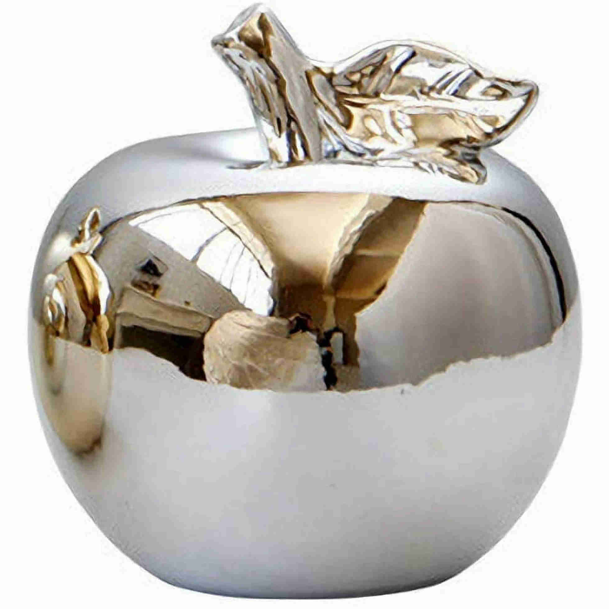 Figura di mela figurina ceramica statue scultura in porcellana fruits di carta eve figurine da collezione vetro di Natale