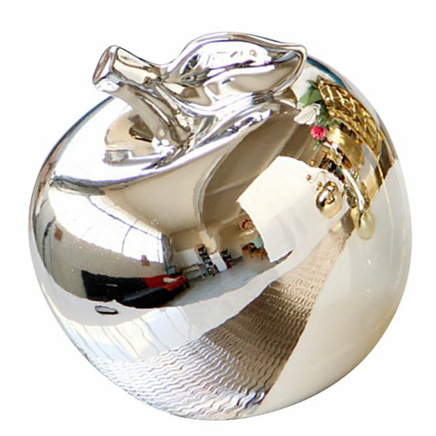 Figura di mela figurina ceramica statue scultura in porcellana fruits di carta eve figurine da collezione vetro di Natale