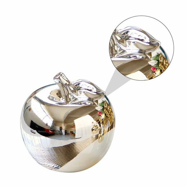 Figura di mela figurina ceramica statue scultura in porcellana fruits di carta eve figurine da collezione vetro di Natale