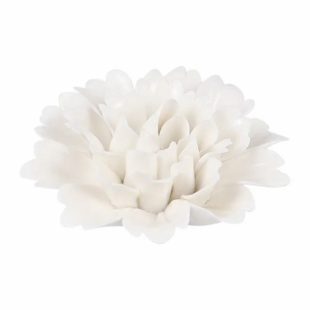 Fiori di porcellana decorazioni da parete artigianato figurine decorazioni minicold peonia casa ceramica bianca creativa