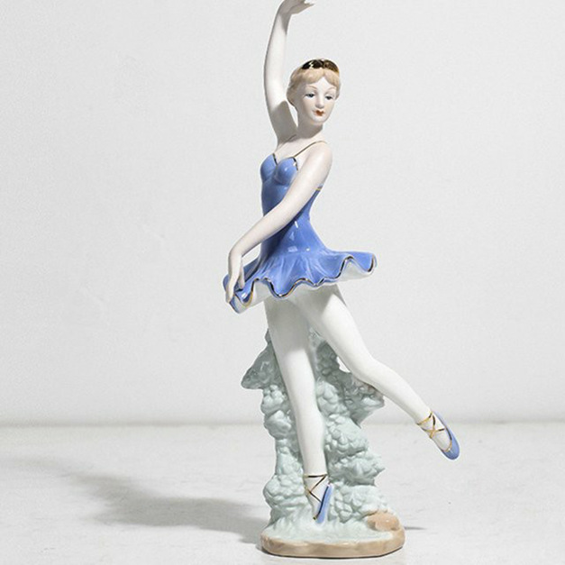 Statue lady ceramic figurine sculture da ragazza ballerino figura figura figurine mary sculture europee figurine artigianato